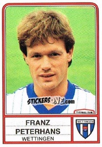 Sticker Franz Peterhans