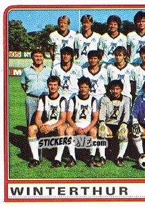 Cromo Team Photo (puzzle 1) - Football Switzerland 1984-1985 - Panini