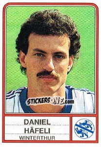 Cromo Daniel Hafeli - Football Switzerland 1984-1985 n. 224 - Panini