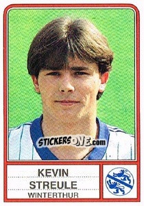 Cromo Kevin Streule - Football Switzerland 1984-1985 - Panini