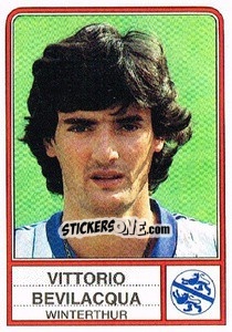 Sticker Vittorio Bevilacqua - Football Switzerland 1984-1985 - Panini