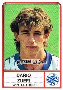 Figurina Dario Zuffi - Football Switzerland 1984-1985 - Panini