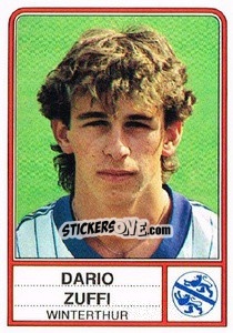 Sticker Dario Zuffi - Football Switzerland 1984-1985 n. 233 - Panini