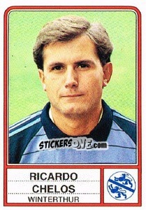 Figurina Ricardo Chelos - Football Switzerland 1984-1985 - Panini