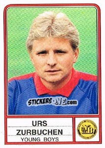 Cromo Urs Zurbuchen - Football Switzerland 1984-1985 - Panini