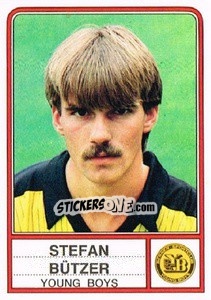 Cromo Stefan Butzer - Football Switzerland 1984-1985 - Panini