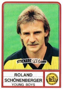 Sticker Roland Schonenberger - Football Switzerland 1984-1985 - Panini