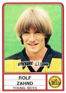 Cromo Rolf Zhand - Football Switzerland 1984-1985 - Panini