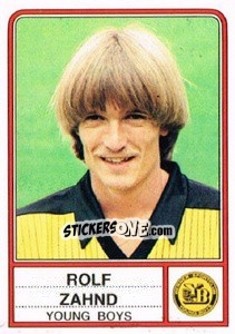 Figurina Rolf Zhand - Football Switzerland 1984-1985 - Panini