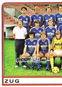 Figurina Team Photo (puzzle 1) - Football Switzerland 1984-1985 n. 254 - Panini