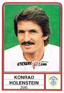 Sticker Konrad Holenstein - Football Switzerland 1984-1985 - Panini