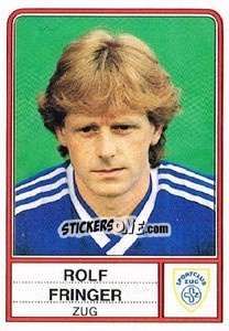 Cromo Rolf Fringer - Football Switzerland 1984-1985 - Panini