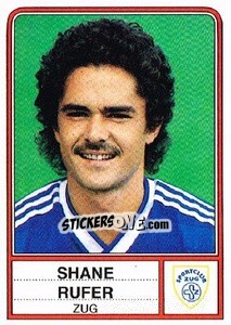Sticker Shane Rufer - Football Switzerland 1984-1985 - Panini