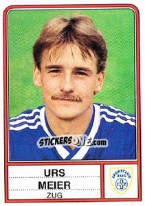 Figurina Urs Meier - Football Switzerland 1984-1985 n. 265 - Panini