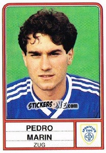 Sticker Pedro Marin - Football Switzerland 1984-1985 - Panini