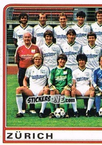 Sticker Team Photo (puzzle 1) - Football Switzerland 1984-1985 - Panini