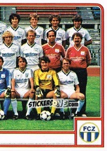 Sticker Team Photo (puzzle 2) - Football Switzerland 1984-1985 - Panini