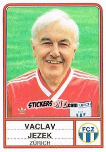 Sticker Vaclav Jezek - Football Switzerland 1984-1985 n. 274 - Panini