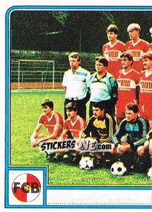 Cromo Team Photo (puzzle 1) - Football Switzerland 1984-1985 - Panini