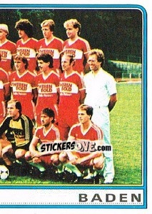 Cromo Team Photo (puzzle 2) - Football Switzerland 1984-1985 - Panini