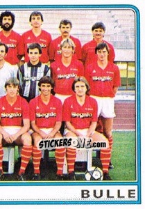 Cromo Team Photo (puzzle 2) - Football Switzerland 1984-1985 - Panini