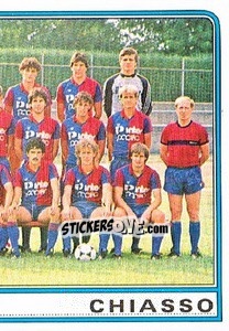 Sticker Team Photo (puzzle 2) - Football Switzerland 1984-1985 - Panini