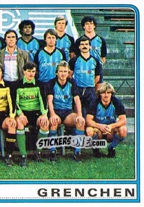 Sticker Team Photo (puzzle 2) - Football Switzerland 1984-1985 - Panini