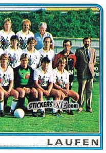 Sticker Team Photo (puzzle 2) - Football Switzerland 1984-1985 n. 314 - Panini