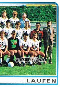 Cromo Team Photo (puzzle 2) - Football Switzerland 1984-1985 - Panini