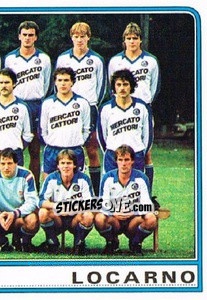 Sticker Team Photo (puzzle 2) - Football Switzerland 1984-1985 n. 318 - Panini