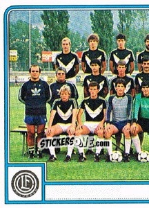Figurina Team Photo (puzzle 1) - Football Switzerland 1984-1985 - Panini