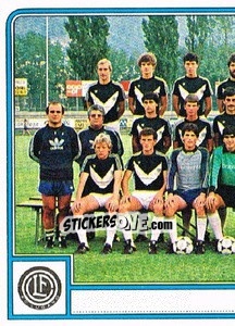 Sticker Team Photo (puzzle 1) - Football Switzerland 1984-1985 - Panini