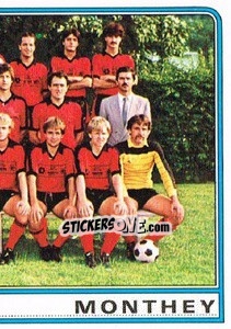 Cromo Team Photo (puzzle 2) - Football Switzerland 1984-1985 - Panini