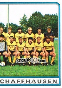 Sticker Team Photo (puzzle 2) - Football Switzerland 1984-1985 - Panini