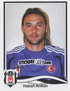 Sticker Hakan Arikan - Spor Toto Süper Lig 2010-2011 n. 6 - Panini