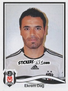 Sticker Ekrem Dağ - Spor Toto Süper Lig 2010-2011 - Panini