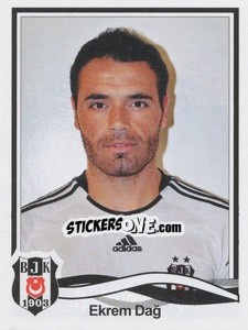 Sticker Ekrem Dağ - Spor Toto Süper Lig 2010-2011 n. 7 - Panini