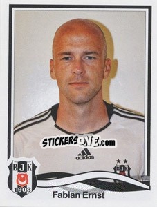 Sticker Fabian Ernst - Spor Toto Süper Lig 2010-2011 - Panini