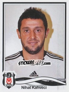 Sticker Nihat Kahveci - Spor Toto Süper Lig 2010-2011 n. 23 - Panini