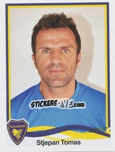 Sticker Stjepan Tomas - Spor Toto Süper Lig 2010-2011 n. 29 - Panini