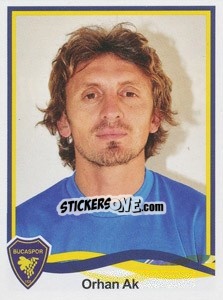 Sticker Orhan Ak - Spor Toto Süper Lig 2010-2011 n. 31 - Panini