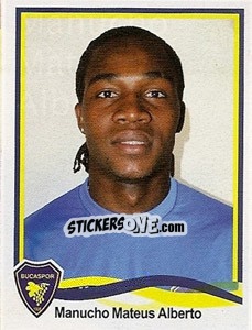 Sticker Manucho Mateus Alberto - Spor Toto Süper Lig 2010-2011 n. 44 - Panini