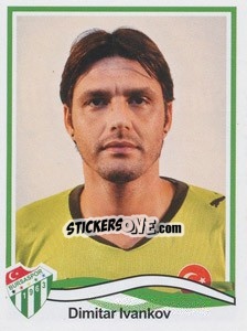 Figurina Dimitar Ivankov - Spor Toto Süper Lig 2010-2011 - Panini