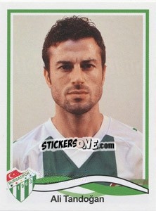 Sticker Ali Tandoğan - Spor Toto Süper Lig 2010-2011 n. 51 - Panini