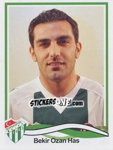 Sticker Bekir Ozan Has - Spor Toto Süper Lig 2010-2011 - Panini