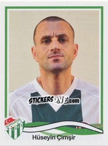 Sticker Hüseyin Çimşir - Spor Toto Süper Lig 2010-2011 n. 57 - Panini