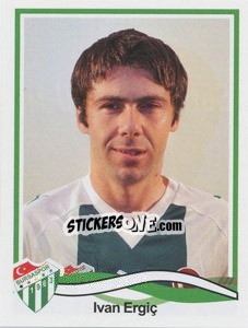 Sticker Ivan Ergiç - Spor Toto Süper Lig 2010-2011 n. 58 - Panini