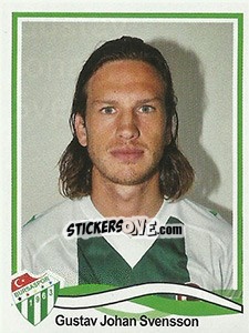 Sticker Gustav Johan Svensson - Spor Toto Süper Lig 2010-2011 - Panini