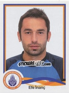 Figurina Efe Inanç - Spor Toto Süper Lig 2010-2011 - Panini