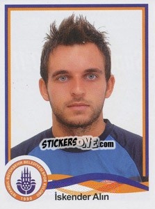 Sticker Iskender Alin - Spor Toto Süper Lig 2010-2011 - Panini